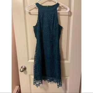 Green lace Hollister dress